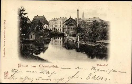 Ak Osnabrück in Niedersachsen, Kaiserhof