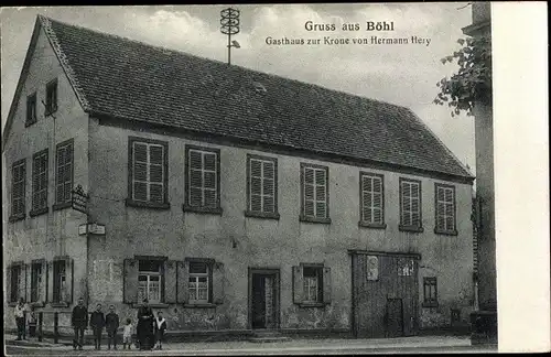 Ak Böhl Iggelheim in der Pfalz, Gasthaus zur Krone