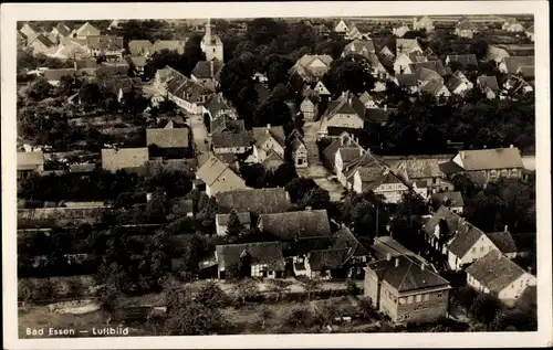 Ak Bad Essen in Niedersachsen, Blick auf den Ort, Fliegeraufnahme