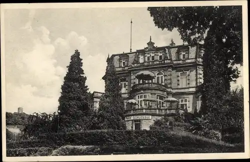 Ak Durlach Karlsruhe Baden Württemberg, Kaffee Restaurant Parkschlössle, Ettlingerstraße 33