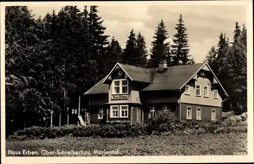 Ak Szklarska Poręba Oberschreiberhau Riesengebirge Schlesien, Haus Erben, Mariental