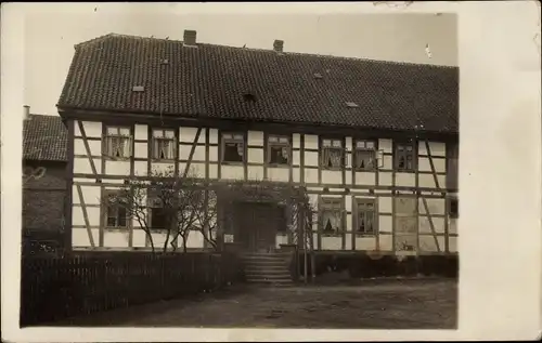 Foto Ak Moringen im Solling Niedersachsen, Fachwerkhaus