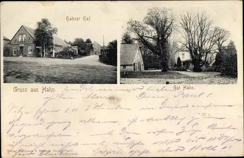 Ak Hahn Lehmden Rastede in Oldenburg, Hahner Hof, Gut Hahn