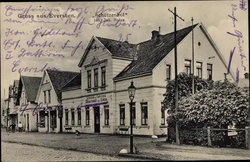 Ak Eversten Oldenburg in Oldenburg, Gasthaus Schützenhof