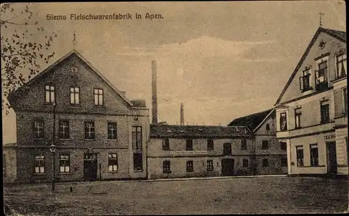 Ak Apen in Oldenburg Ammerland, Siems Fleischwarenfabrik