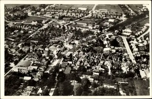 Ak Wolvega Friesland Niederlande, Fliegeraufnahme