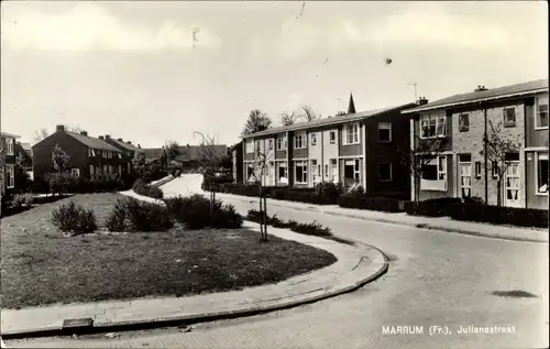 Ak Marrum Friesland Niederlande, Julianastraat