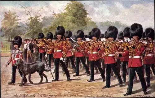 Künstler Ak Payne, Harry, The Irish Guards, Military in London
