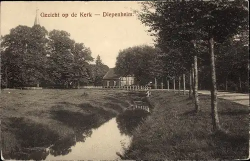 Ak Diepenheim Overijssel, Gezicht op de Kerk