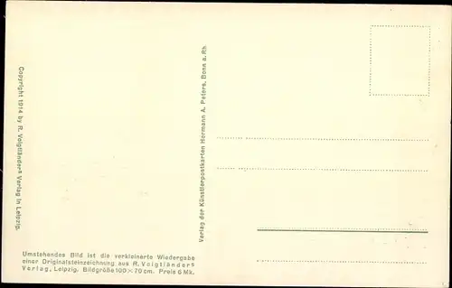 Künstler Ak Volkmann, H. von, Blühende Rapsfelder