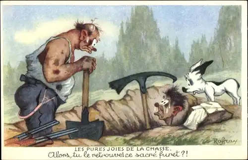 Künstler Ak Les Pures Joies de la Chasse