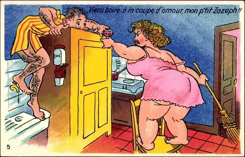 Ak Viens boire a la coupe d'amour, mon p'tit Zazeph