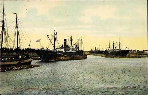 Ak Zaandam Zaanstad Nordholland, Houthaven