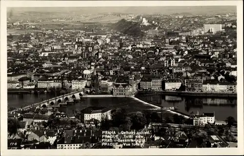 Ak Praha Prag Tschechien, Gesamtansicht