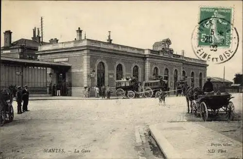 Ak Mantes Yvelines, La Gare