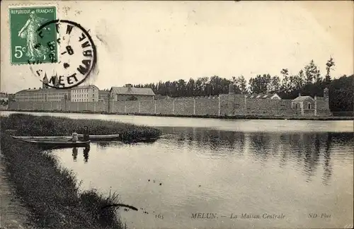 Ak Melun Seine et Marne, La Maison Centrale