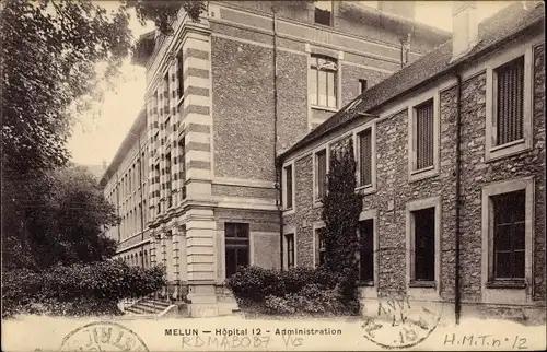 Ak Melun Seine et Marne, Hopital 12, Administration