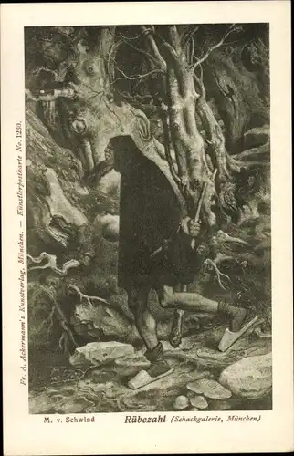 Künstler Ak Schwind, Moritz von, Rübezahl