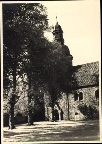 Ak Zeven in Niedersachsen, Kirche, Stuhlmachers Hotel