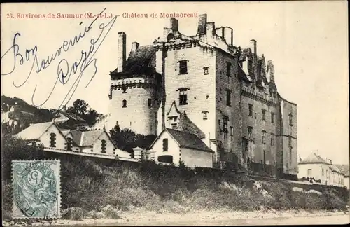 Ak Montsoreau Maine et Loire, Le Chateau