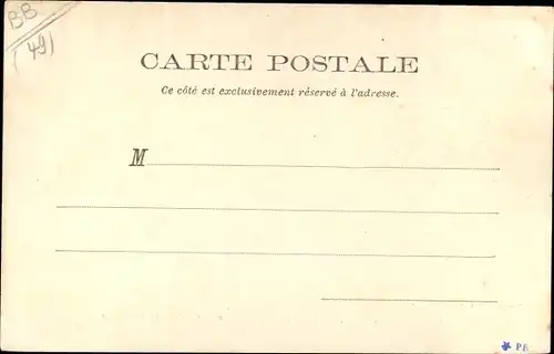 Ak Montsoreau Maine et Loire, Vue d'ensemble, Candes