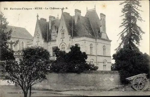 Ak Murs Maine et Loire, Le Chateau