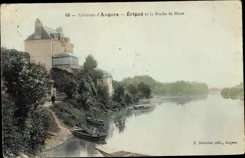 Ak Erigné Maine et Loire, La Roche de Murs