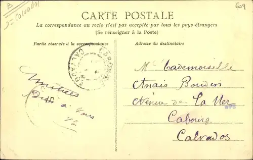 Ak Harcourt Calvados, Chateau, Deversoir