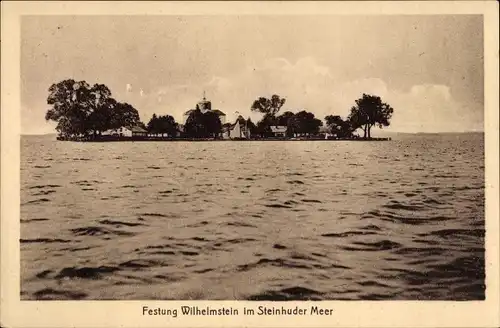 Ak Steinhude Wunstorf Niedersachsen, Steinhuder Meer, Festung Wilhelmstein