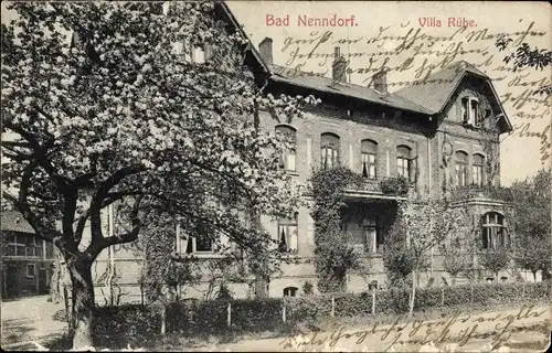 Ak Bad Nenndorf an der Weser, Villa Rübe