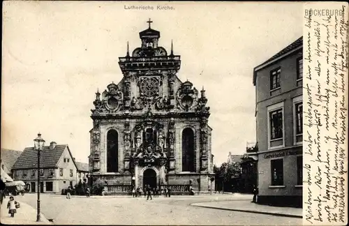 Ak Bückeburg im Kreis Schaumburg, Lutherische Kirche