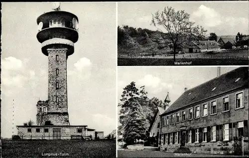 Ak Nottuln Nordrhein Westfalen, Longinus Turm, Marienhof, Baumberg 19