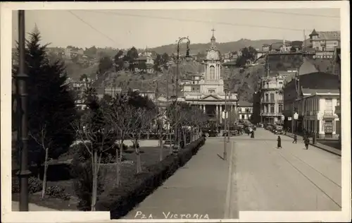 Ak Valparaíso Chile, Piazza Victoria, um 1920