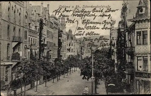 Ak Koblenz am Rhein, Schenkendorfstraße