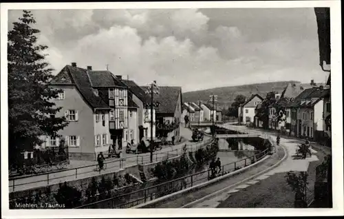 Ak Miehlen im Taunus, Blick auf den Ort