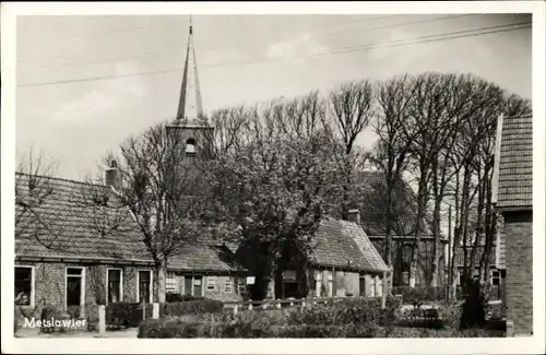 Ak Metslawier Friesland Niederlande, Kerk