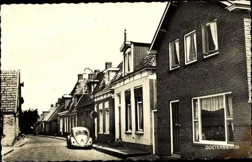 Ak Oosterbierum Waadhoeke Niederlande, Straßenpartie