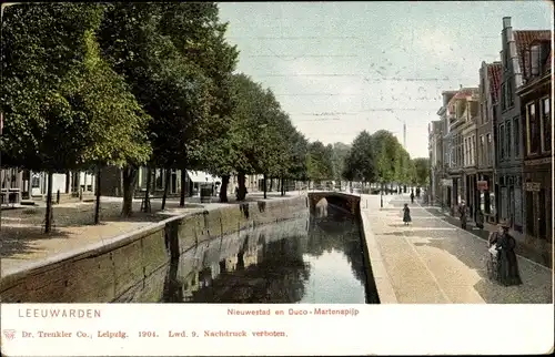 Ak Leeuwarden Friesland Niederlande, Nieuwestad, Duco Martenapijp