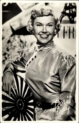 Ak Schauspielerin Doris Day, Portrait