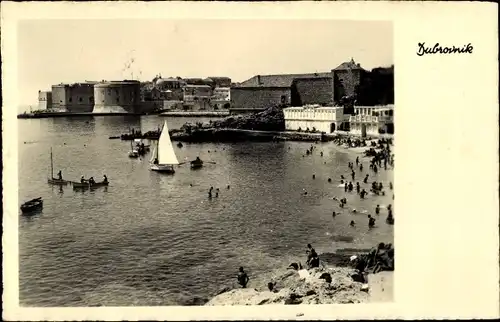 Ak Dubrovnik Kroatien, Wasserpartie, Segelboot