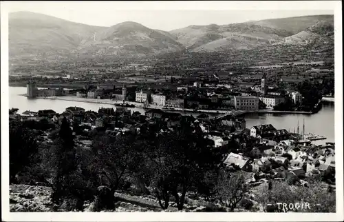 Ak Trogir Kroatien, Gesamtansicht