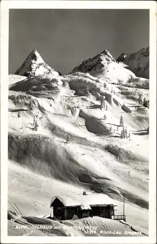 Ak Galtür in Tirol, Alpkogelhaus, Gorfenspitze