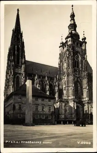 Ak Praha Prag Tschechien, Hradcansky dom