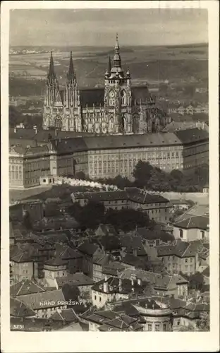 Ak Praha Prag Tschechien, Teilansicht der Stadt, Kirche
