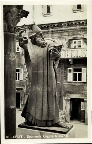 Ak Split Kroatien, Spomenik Grgura Niskoga