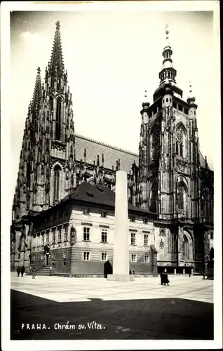 Ak Praha Prag Tschechien, Chram Sv. Vita