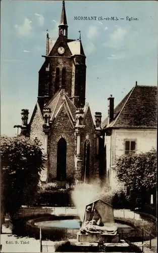 Ak Mormant Seine et Marne, Eglise