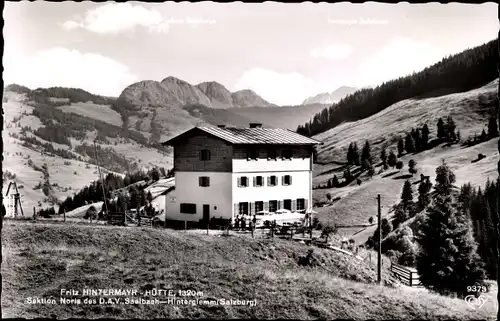 Ak Salzburg in Österreich, Fritz-Hintermayr-Hütte