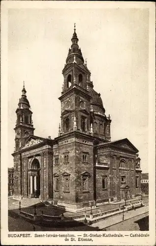 Ak Budapest Ungarn, St. Stefan-Kathedrale