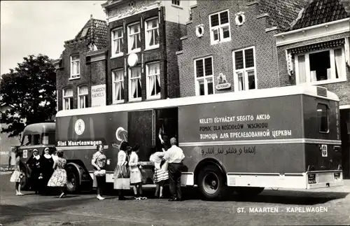 Ak Sint Maarten Nordholland Niederlande, Kapelwagen